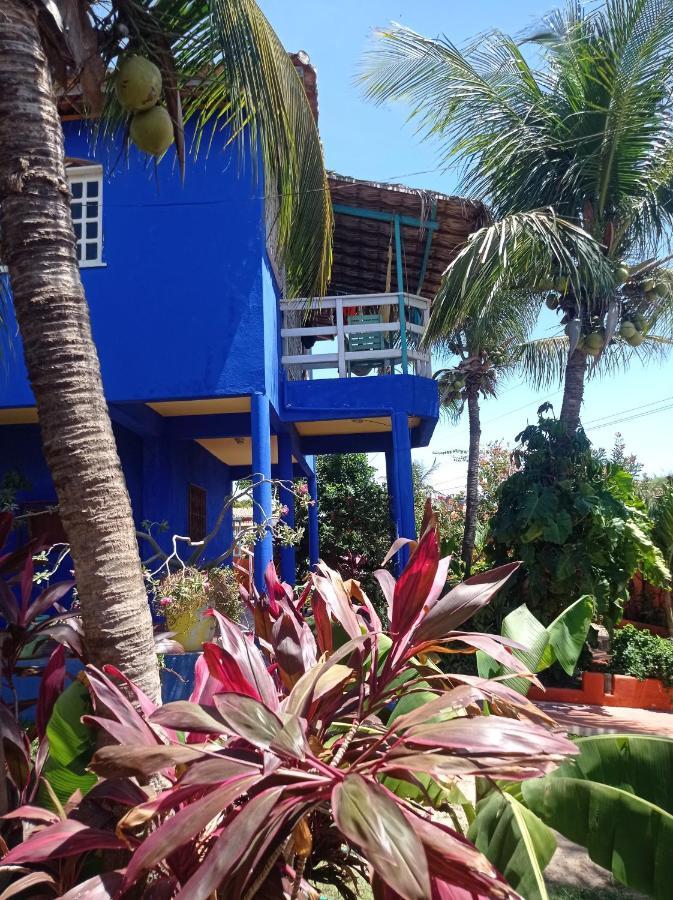 Villa Charming Blue House With Kitchen Parking And Garden Canoa Quebrada Esterno foto