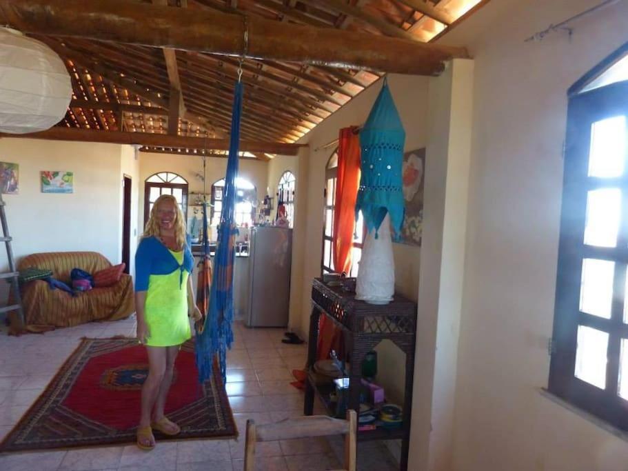 Villa Charming Blue House With Kitchen Parking And Garden Canoa Quebrada Esterno foto