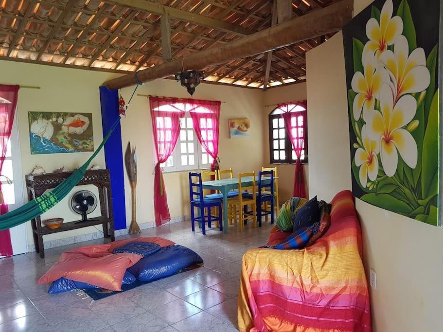 Villa Charming Blue House With Kitchen Parking And Garden Canoa Quebrada Esterno foto