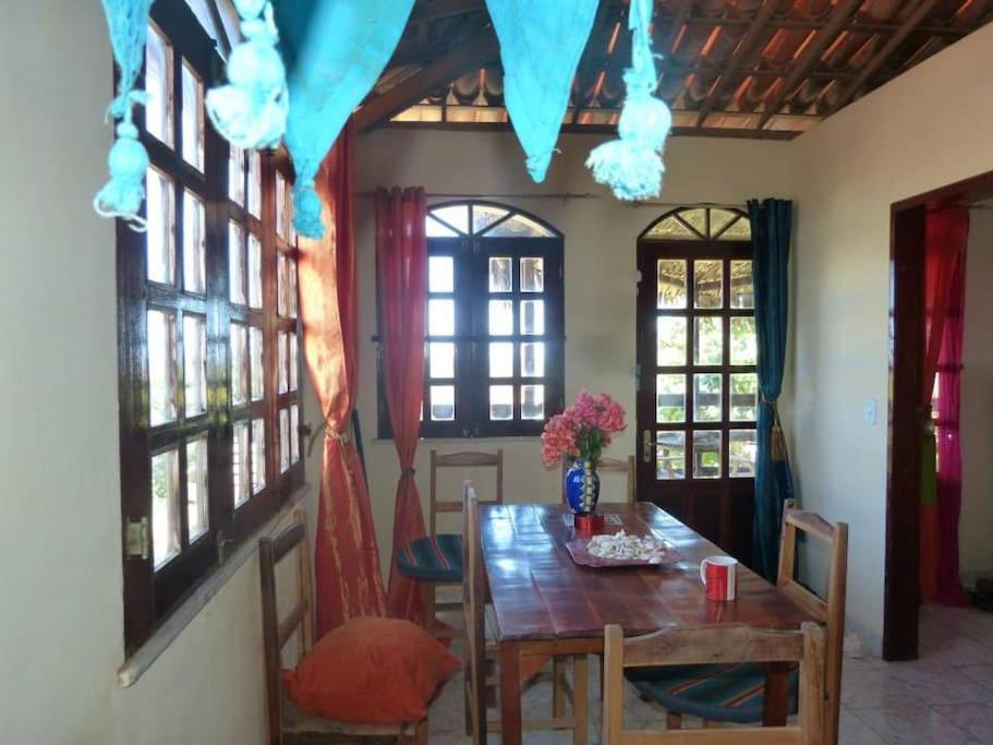 Villa Charming Blue House With Kitchen Parking And Garden Canoa Quebrada Esterno foto