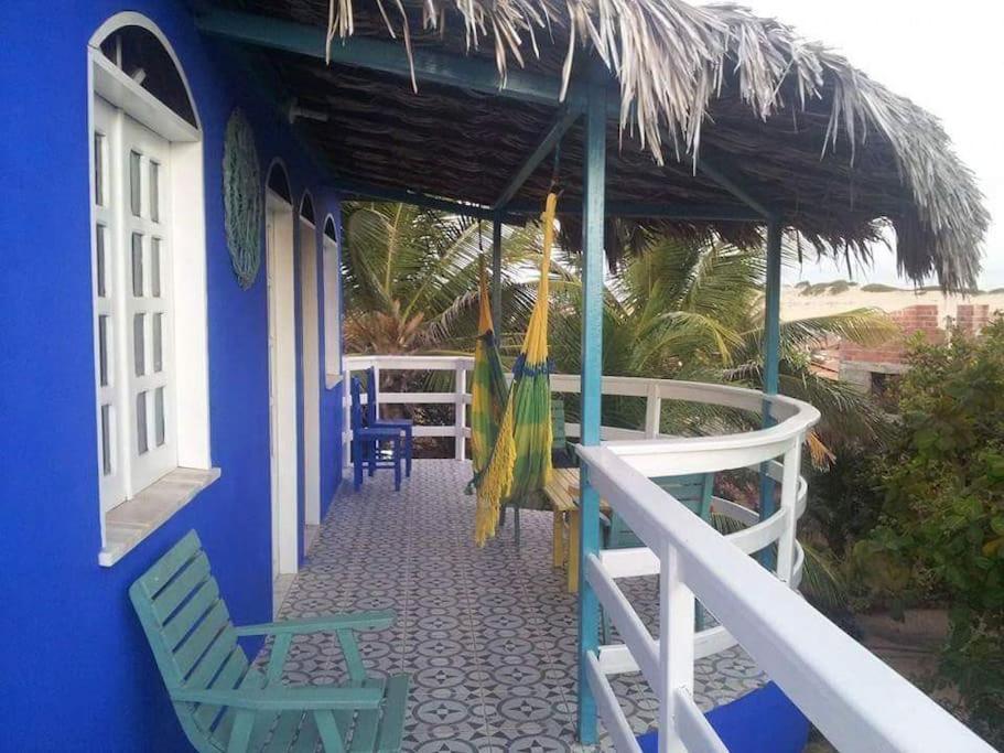 Villa Charming Blue House With Kitchen Parking And Garden Canoa Quebrada Esterno foto