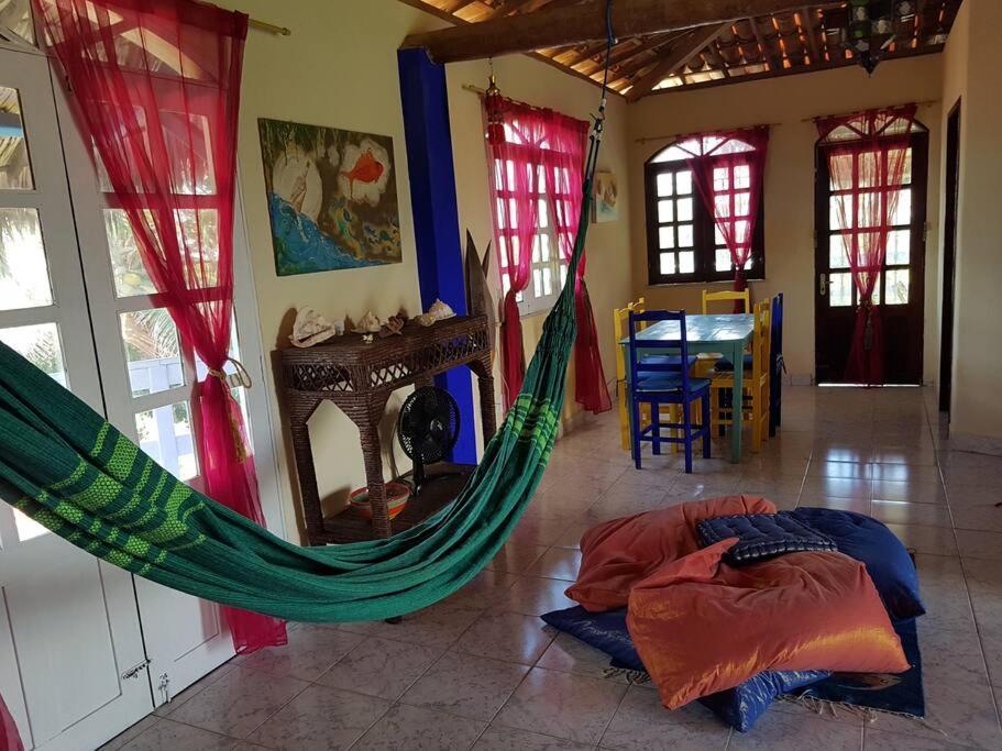 Villa Charming Blue House With Kitchen Parking And Garden Canoa Quebrada Esterno foto