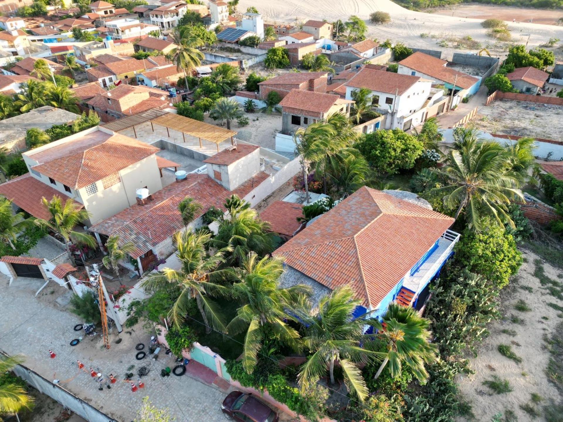 Villa Charming Blue House With Kitchen Parking And Garden Canoa Quebrada Esterno foto