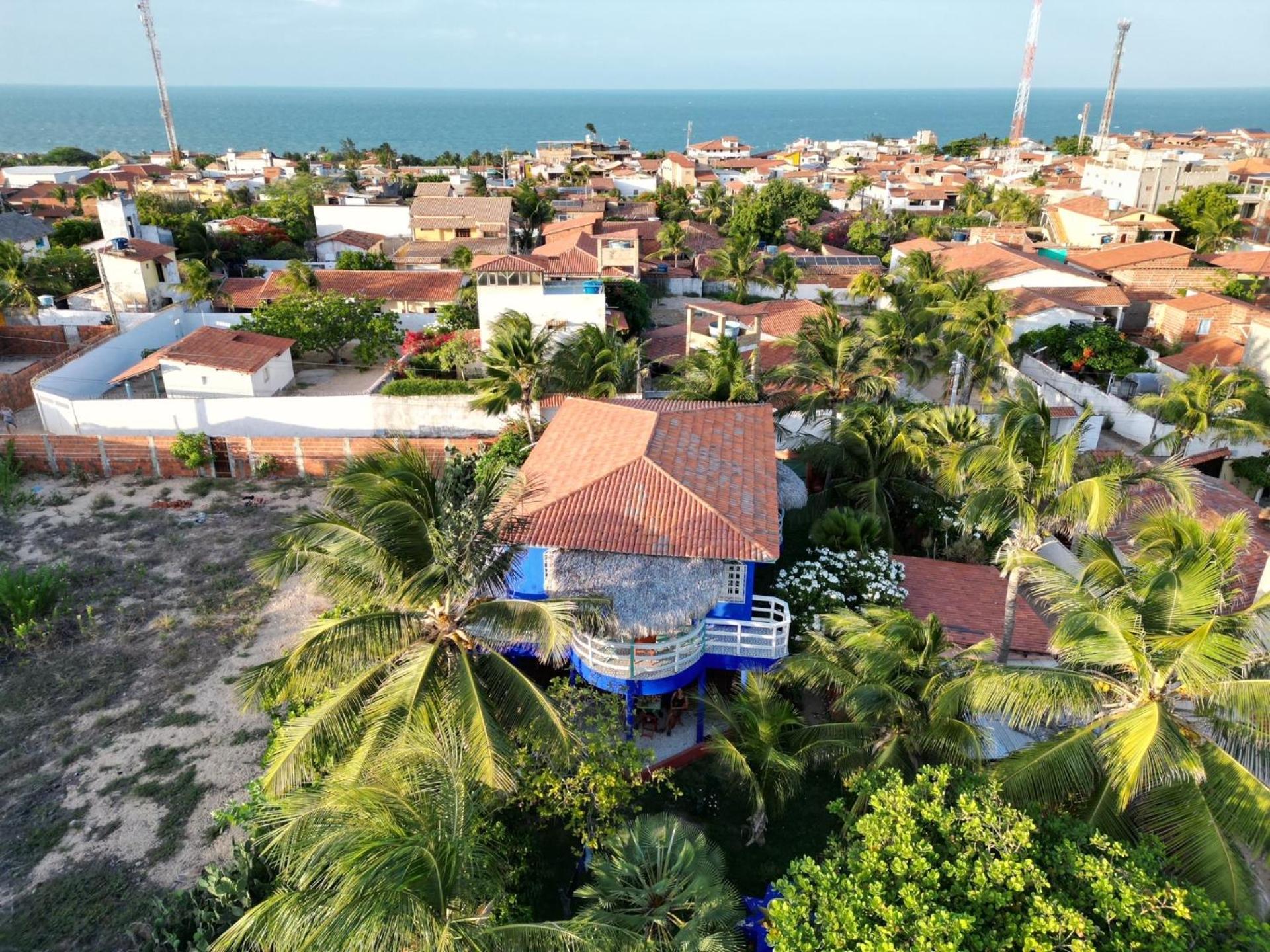 Villa Charming Blue House With Kitchen Parking And Garden Canoa Quebrada Esterno foto