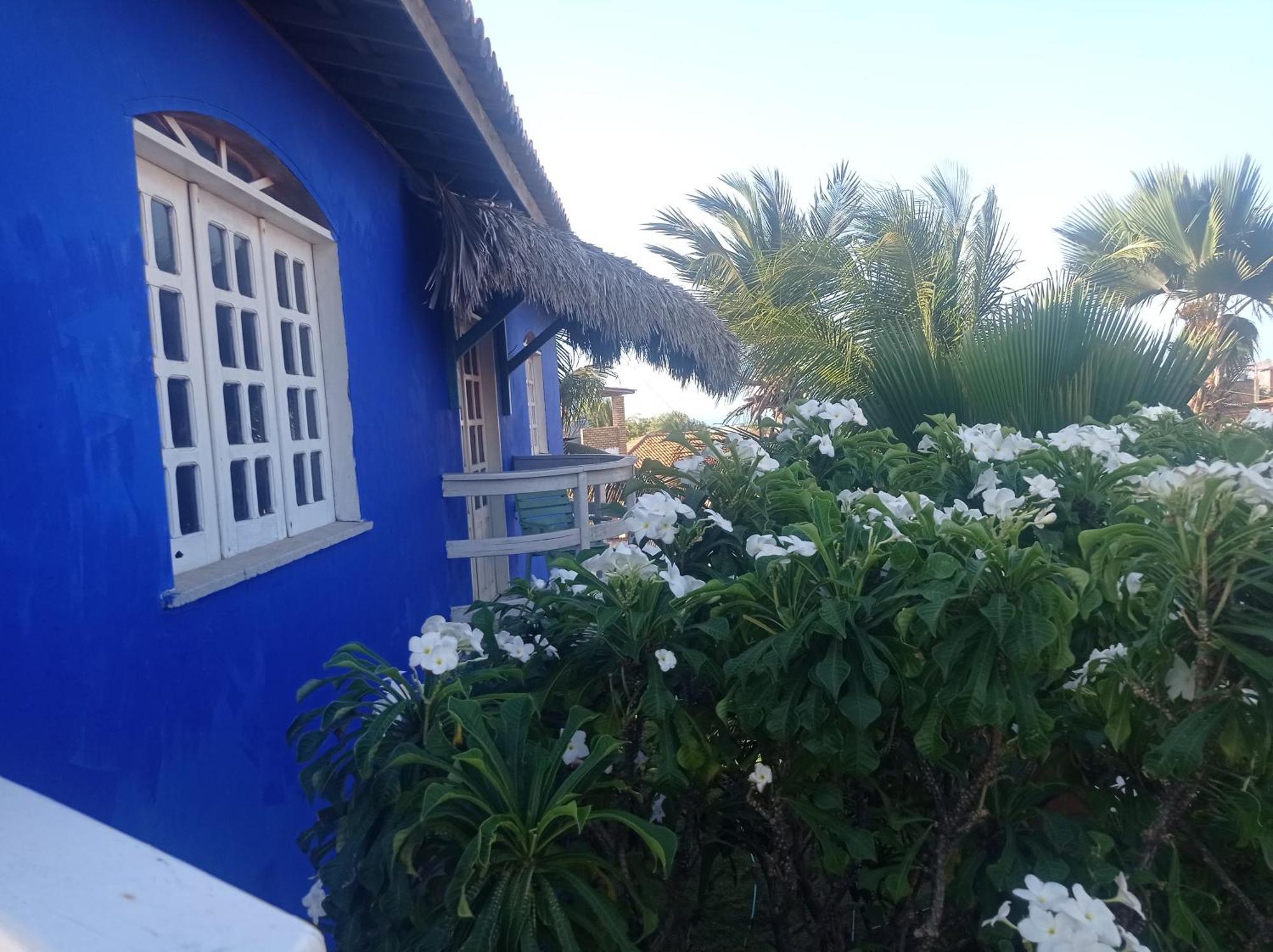 Villa Charming Blue House With Kitchen Parking And Garden Canoa Quebrada Esterno foto