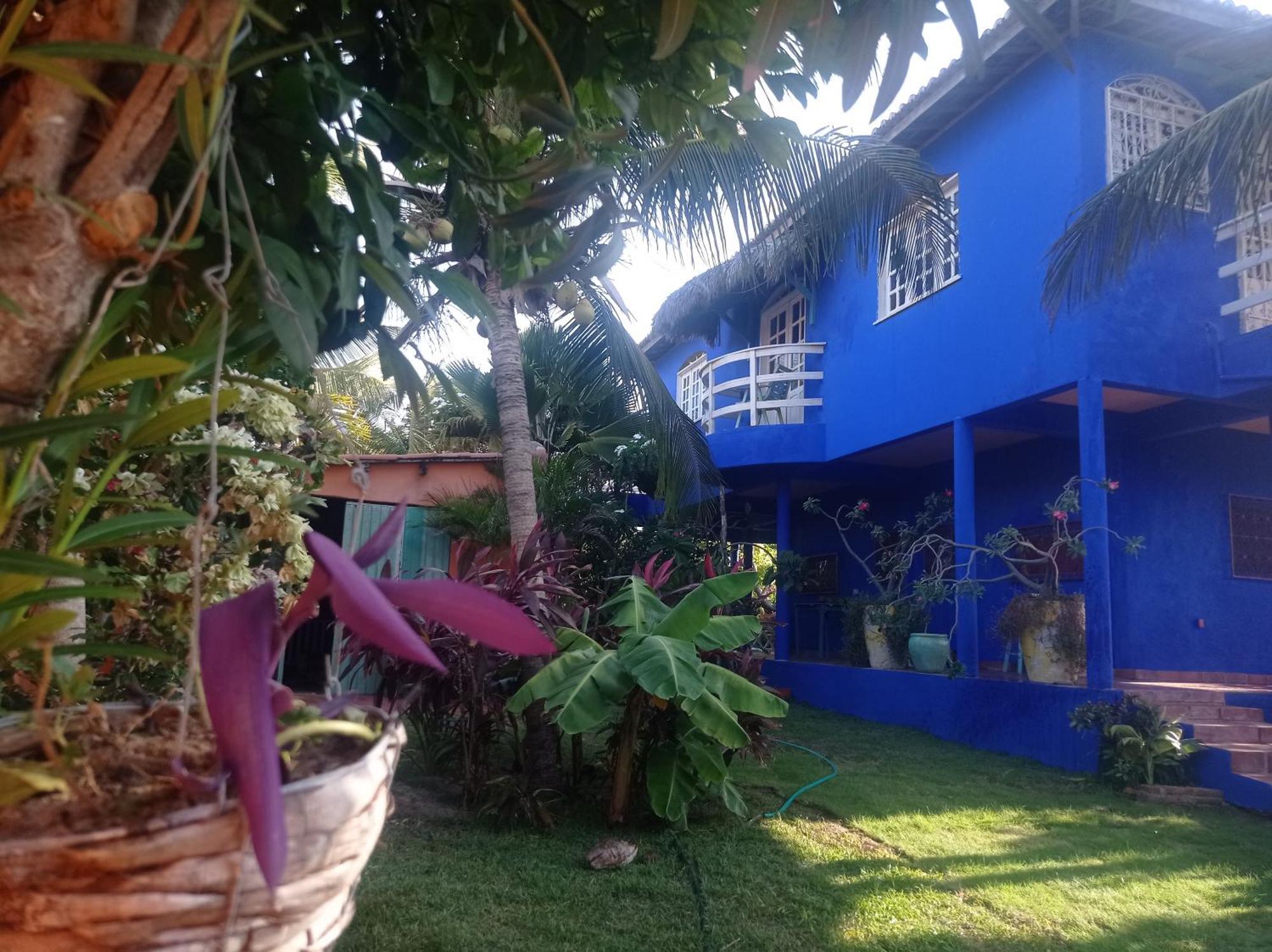Villa Charming Blue House With Kitchen Parking And Garden Canoa Quebrada Esterno foto