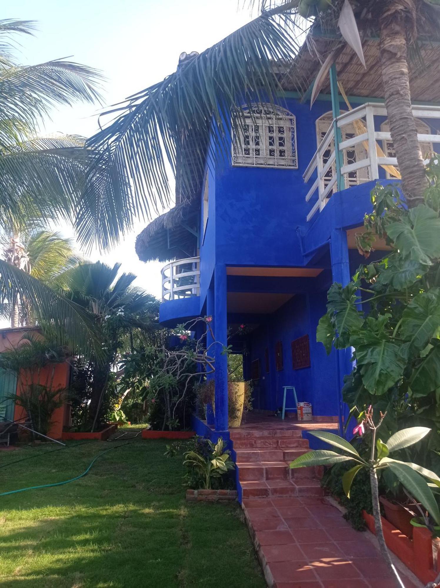 Villa Charming Blue House With Kitchen Parking And Garden Canoa Quebrada Esterno foto