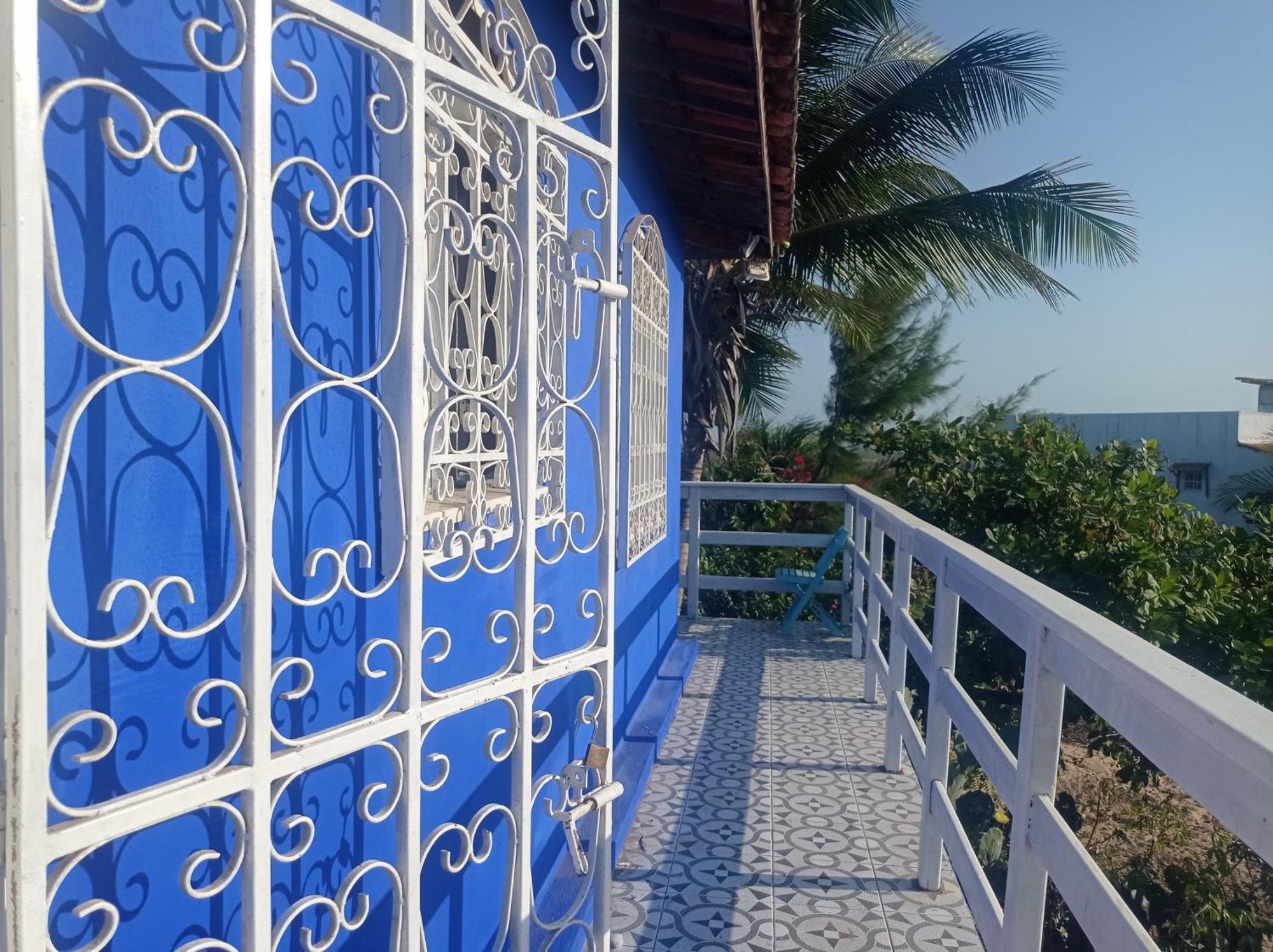 Villa Charming Blue House With Kitchen Parking And Garden Canoa Quebrada Esterno foto