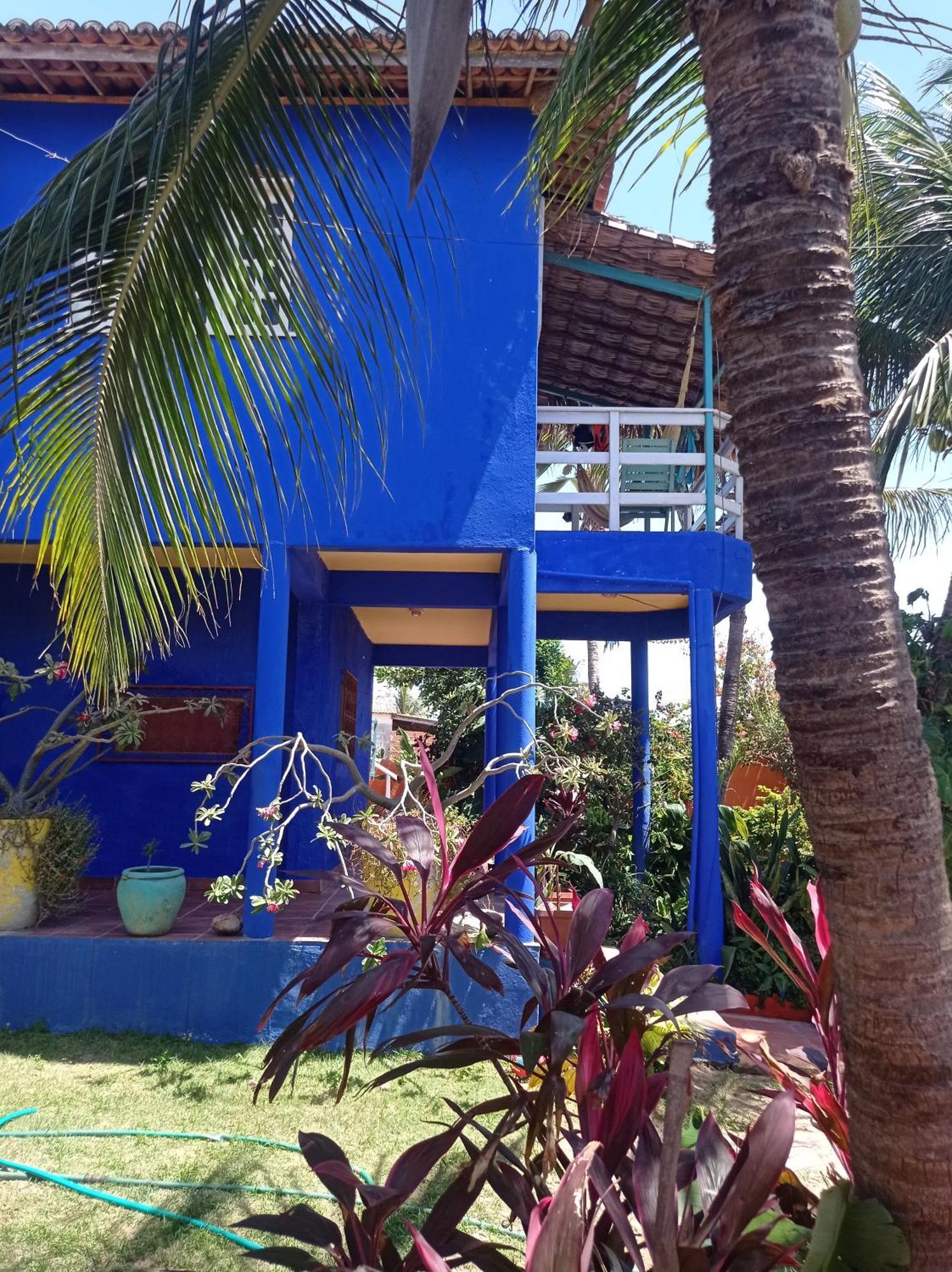 Villa Charming Blue House With Kitchen Parking And Garden Canoa Quebrada Esterno foto