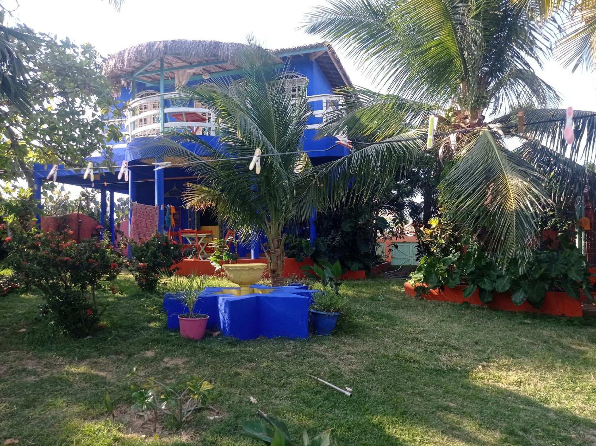Villa Charming Blue House With Kitchen Parking And Garden Canoa Quebrada Esterno foto